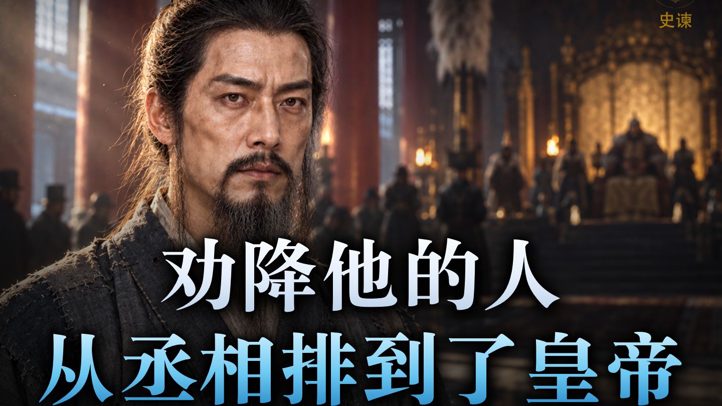 劝降他的人，从丞相排到了皇帝
