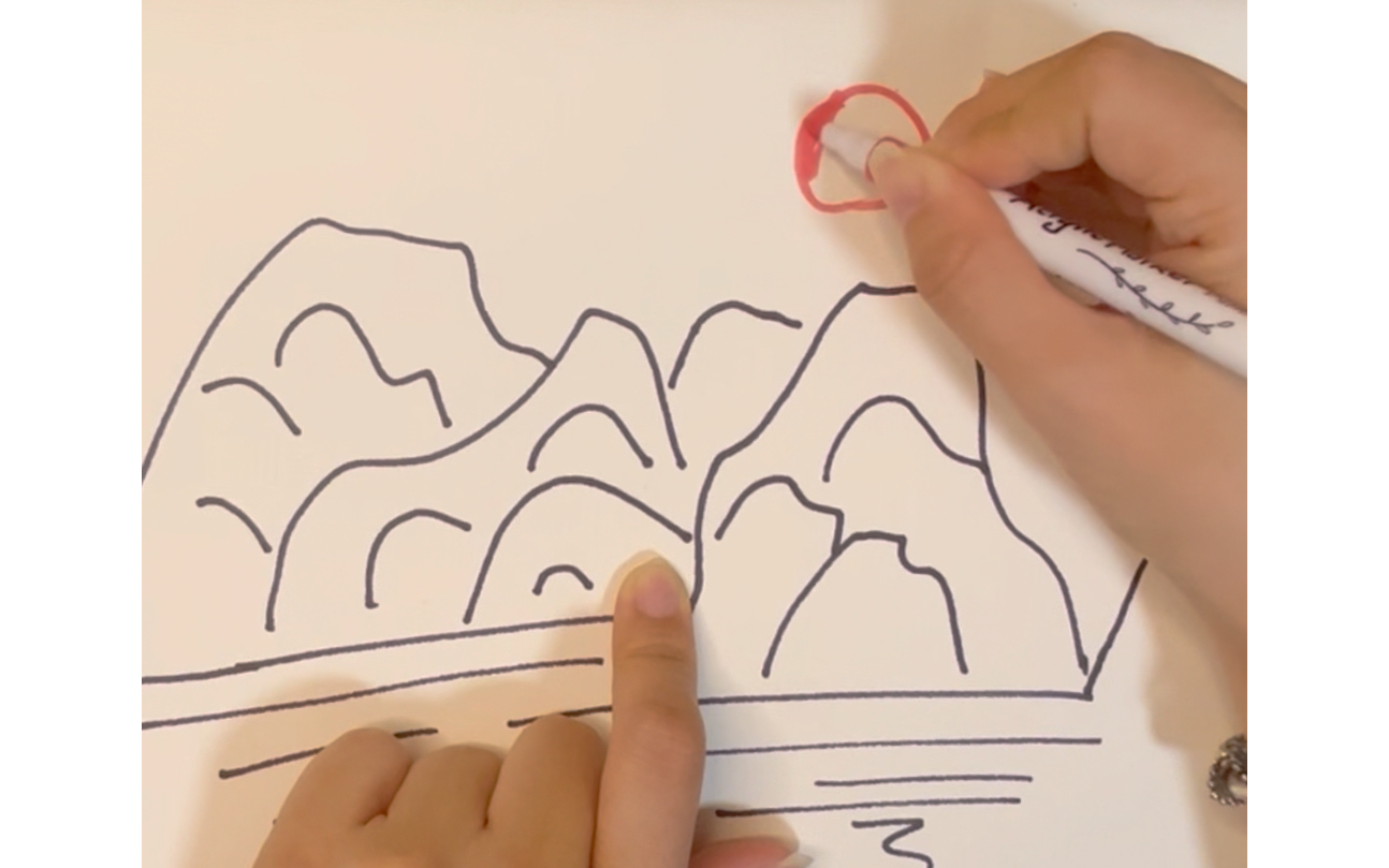 青山简笔画