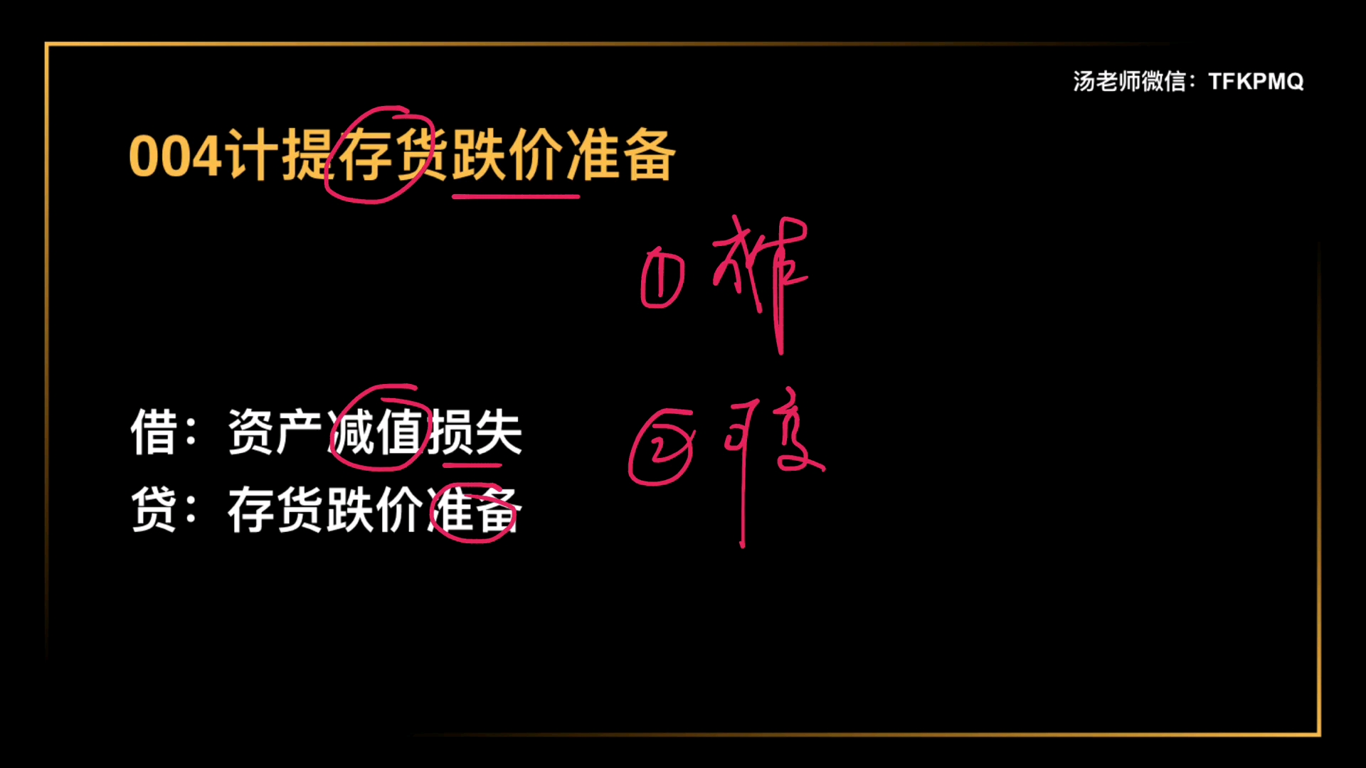 会计分录集锦004:存货跌价准备哔哩哔哩bilibili