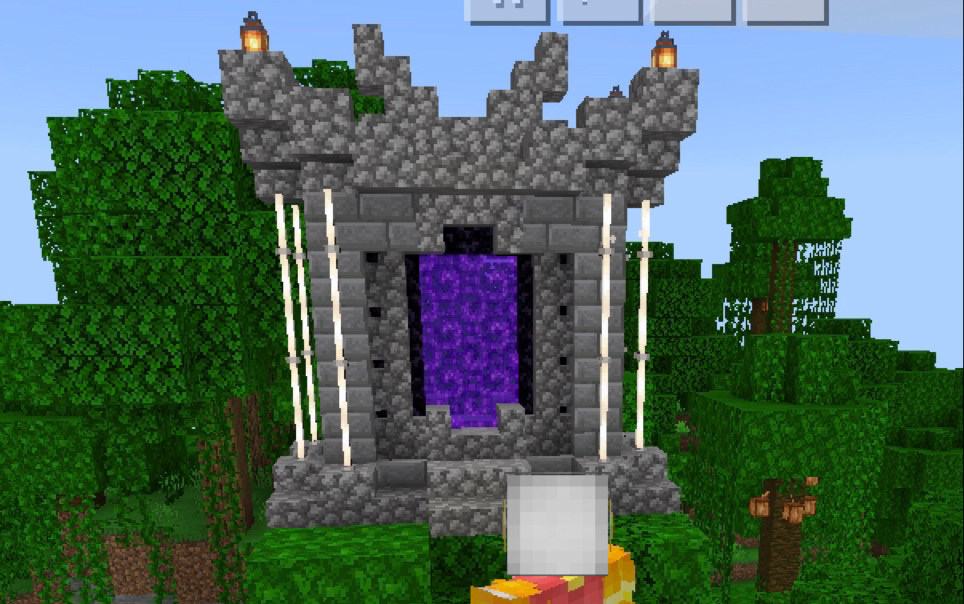 萌新都会的地狱门装饰!怼人豹猫君《我的世界》单人2021.1.