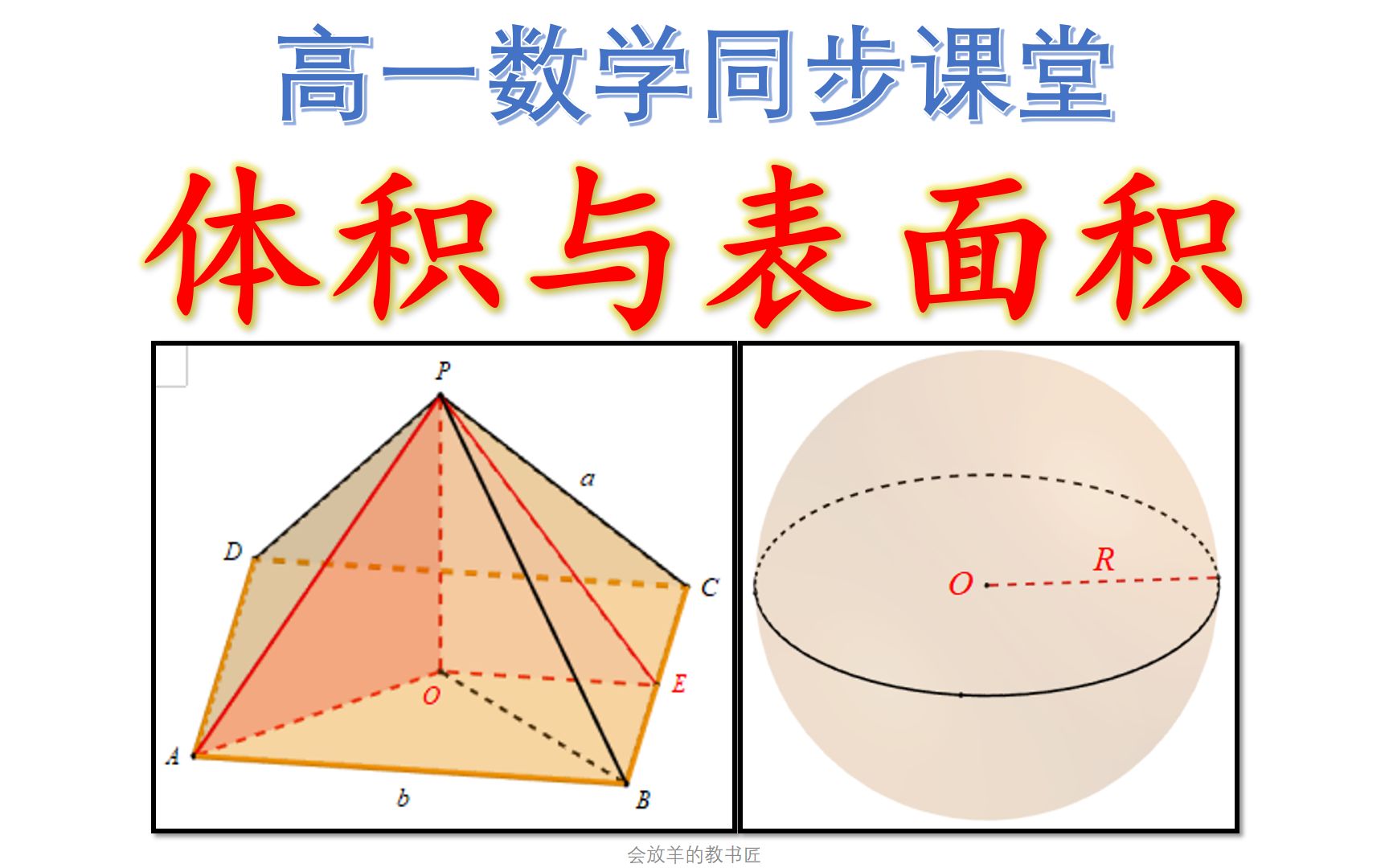 [图]立体几何的图形嵌套及体积、表面积[高一春季7]