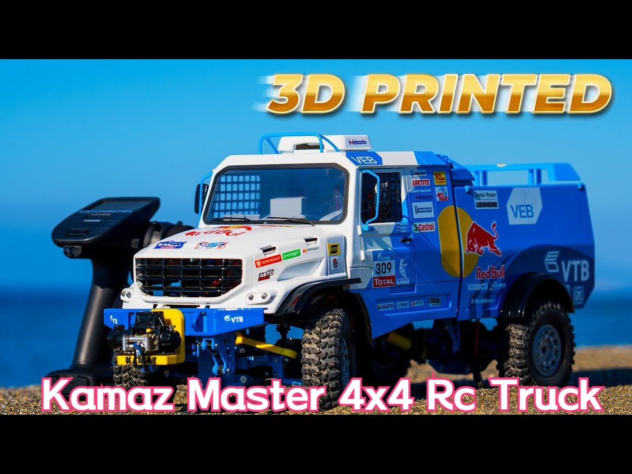 【转载】用3D打印制作一辆达喀尔 Kamaz Master 4x4 遥控卡车(后附模型文件下载地址)哔哩哔哩bilibili