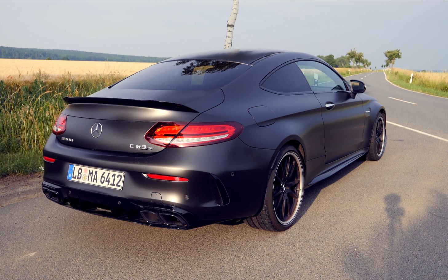 0-280km/h第一视角 2021梅赛德斯奔驰amg c63s coupe 德国无限速驾驶