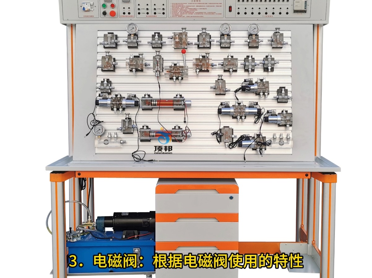 透明液压plc控制教学实训装置,,液压气动plc实训设备,液压实验台