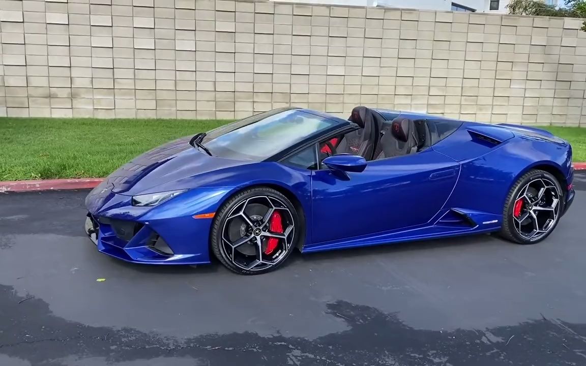 2020兰博基尼huracan evo spyder 小牛试驾