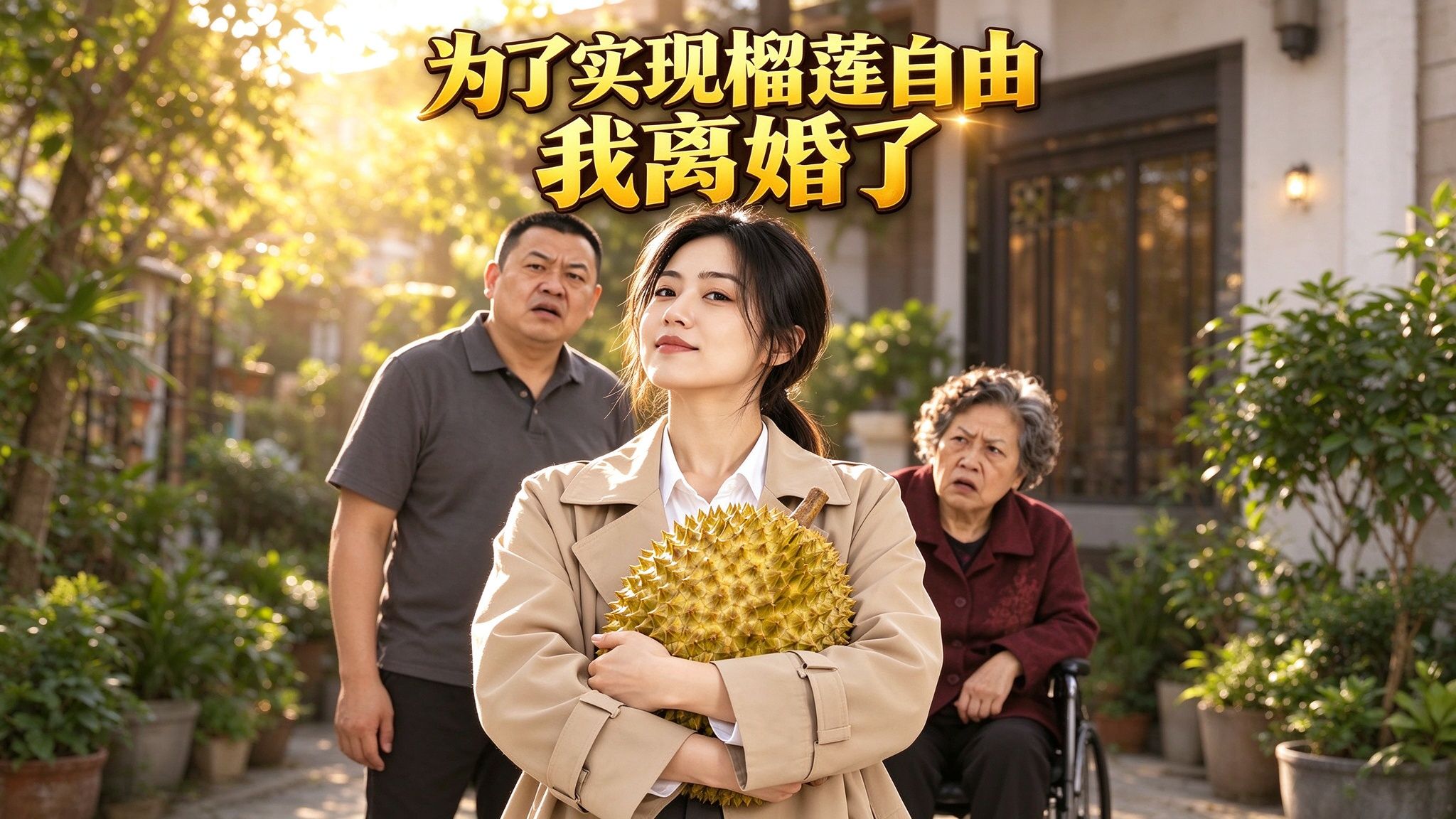 为了实现榴莲自由，我离婚了！徐兰伺候婆婆三年，买榴莲遭丈夫羞辱后离婚。她创办家政公司创业逆袭，面对前夫的烂摊子，坦然拒绝前夫一家