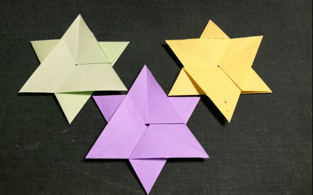 【折纸向】今天是六芒星,有了五八怎能没有六!