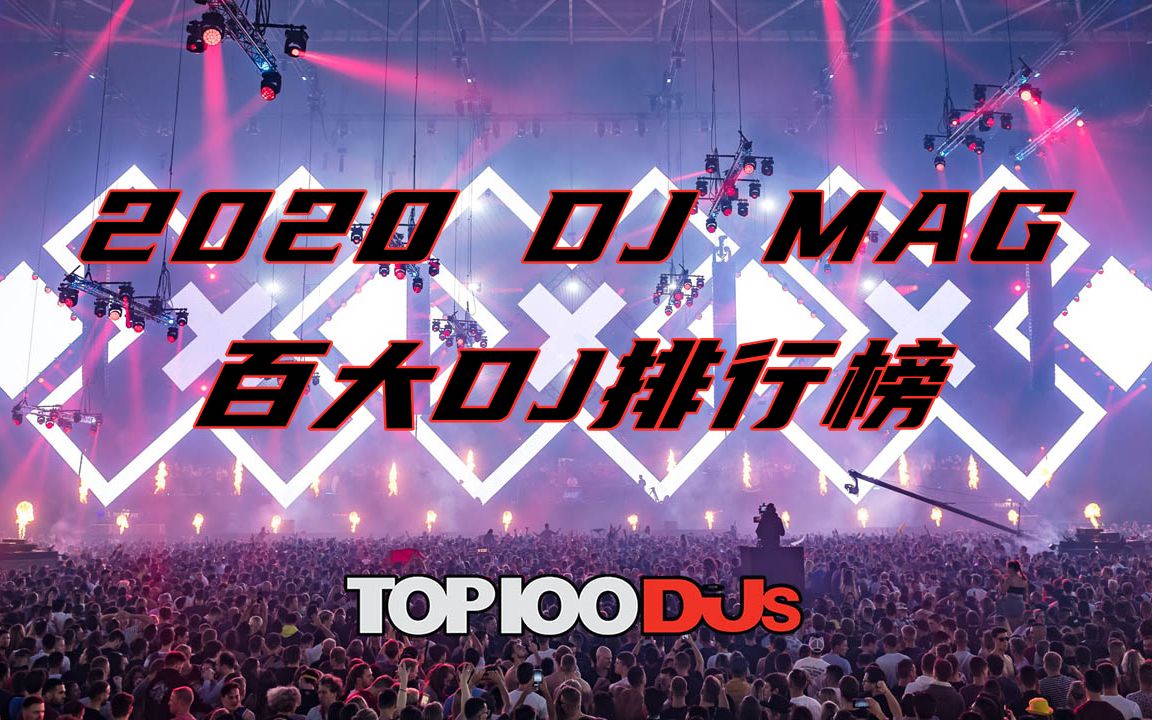 【自制】2020年DJ Mag百大DJ排行榜哔哩哔哩bilibili