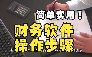 Download Video: 小企业财务软件基本操作步骤