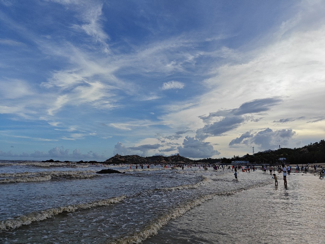 夏日炎炎的台山北陡浪琴湾