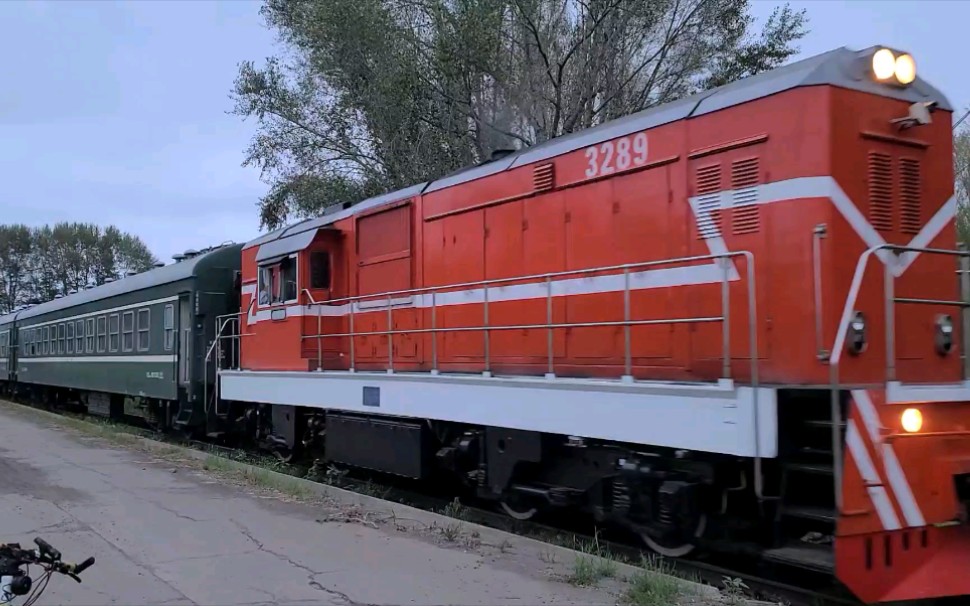 【中國铁路】 gk1e 3289牵引25b型通勤车二矿至福山 拍摄地三矿