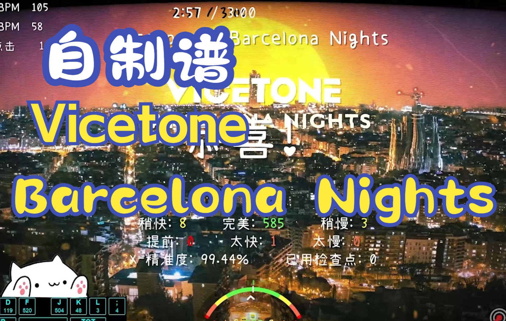 [图][冰与火之舞]自制谱Vicetone - Barcelona Nights（附下载链接）