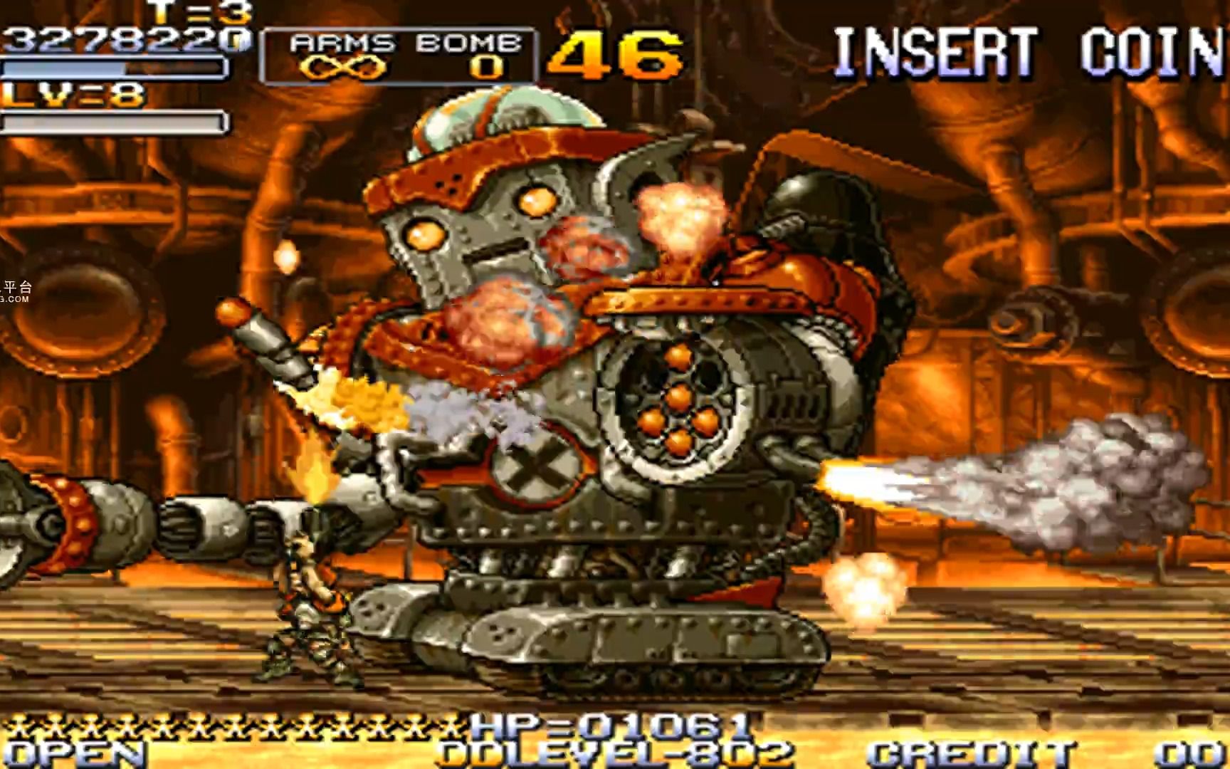 怀旧经典街机游戏合金弹头系列3代传奇版第三关