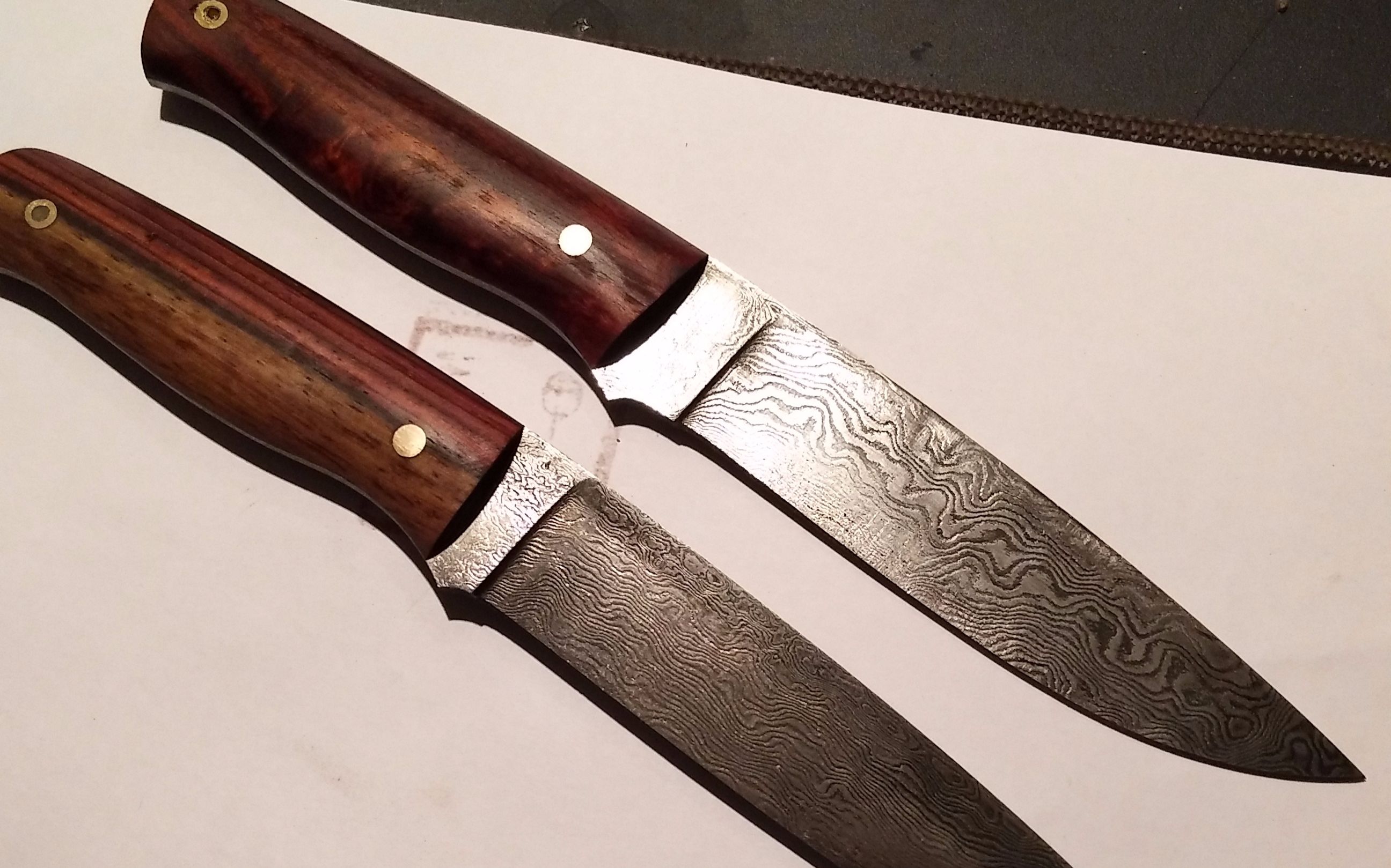 锻造两把大马直刀