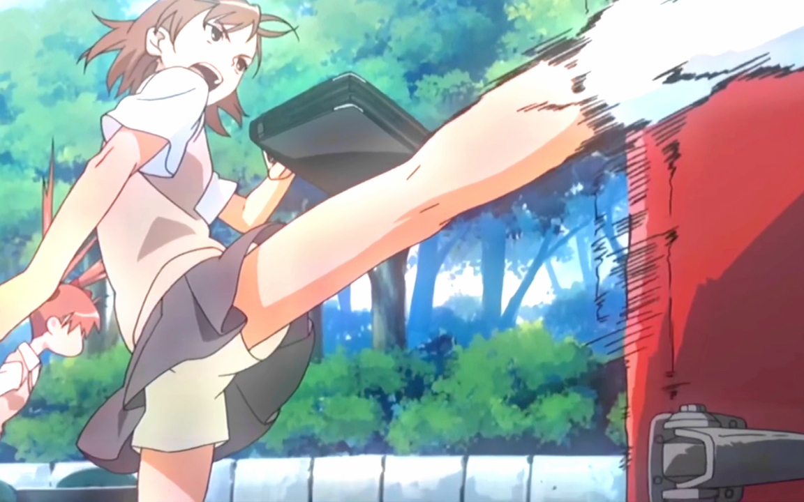 嘿哈!看我炮姐回旋踢