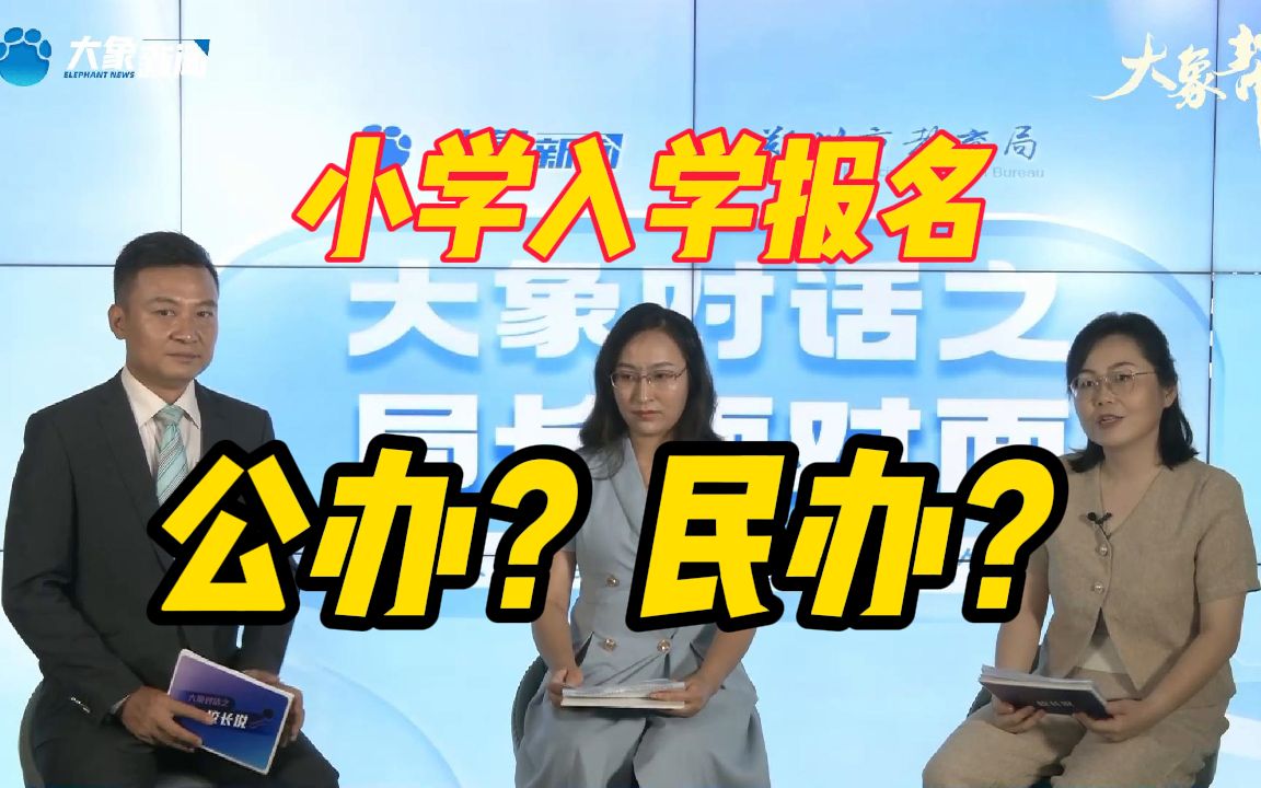 大象帮丨小学入学报名时,该选公办还是民办?哔哩哔哩bilibili