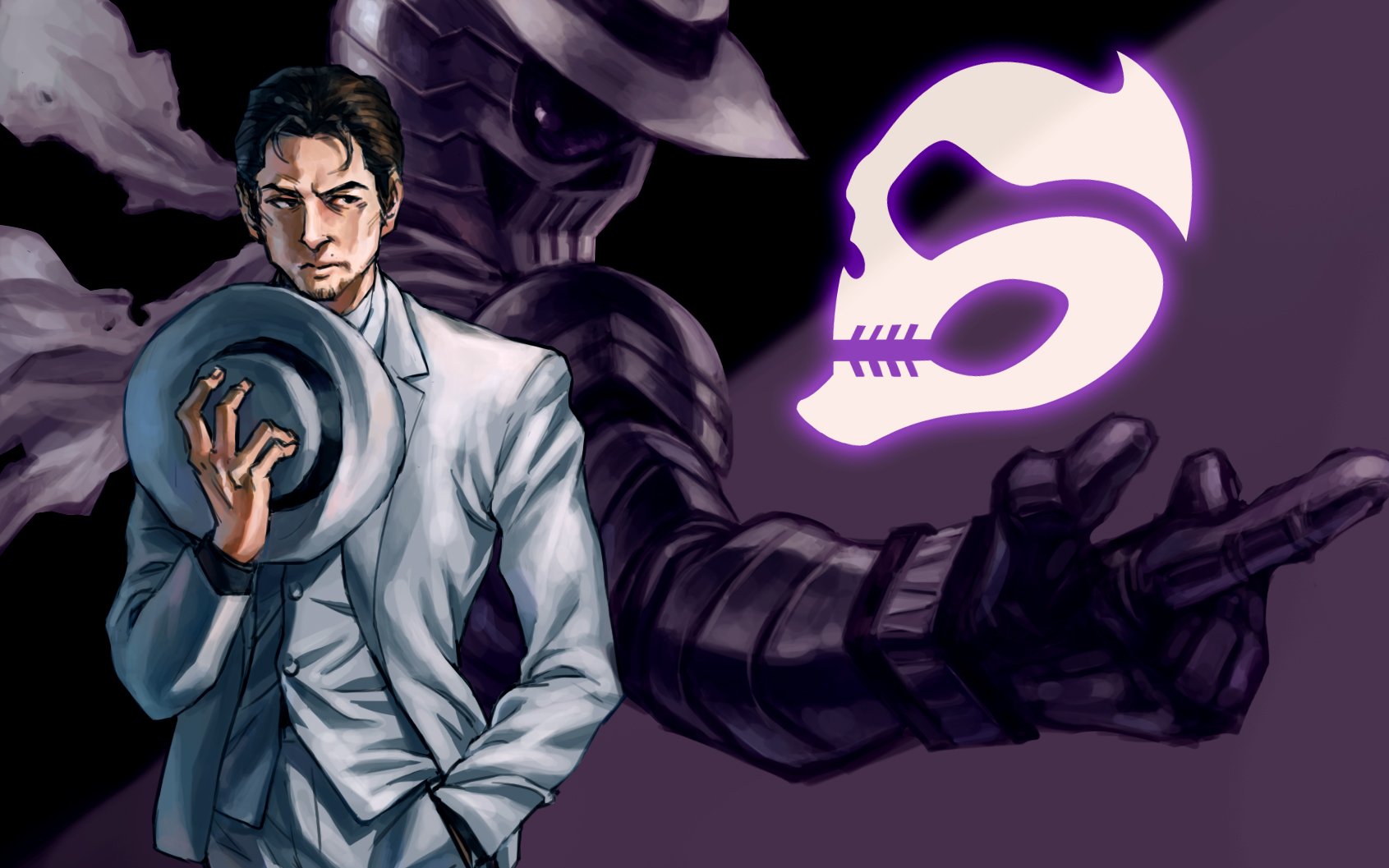 假面骑士skull定格动画-over lord(骨傲天)