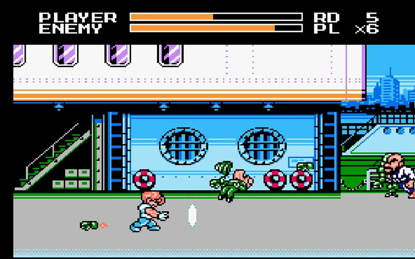 吃游卡卡fc改版游戏第37期快打旋风加难技能增强版死一命通关