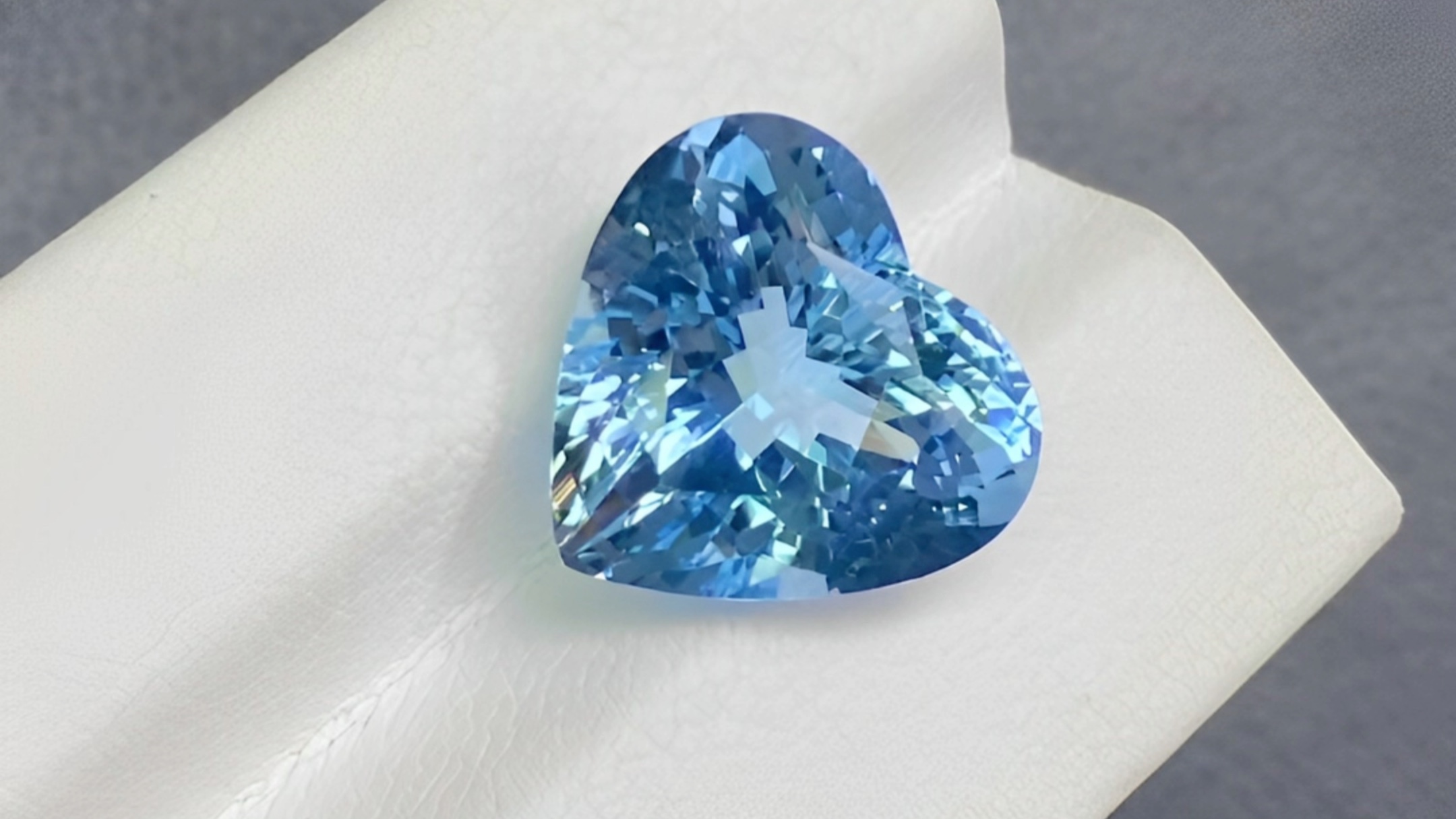 超圣海蓝宝 心形💙8.3ct