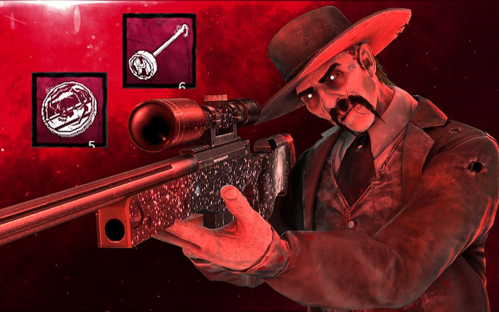 【4k黎明杀机】双红awm枪手,神射手の致命一击