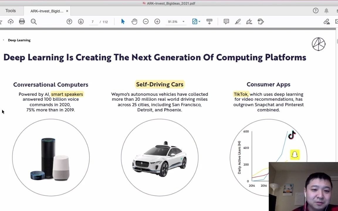 [ARK] Big Ideas 2021 深度学习 DeepLearning 无处不在哔哩哔哩bilibili
