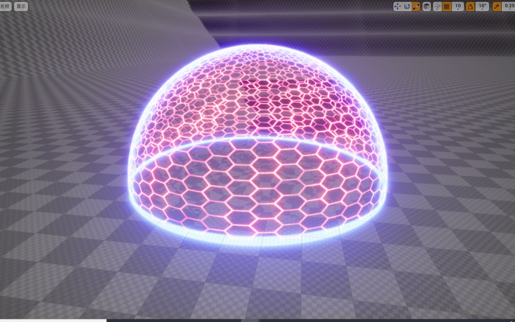 【UE4】简单的能量护盾效果哔哩哔哩bilibili