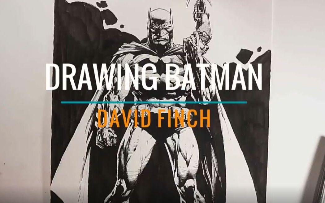 【干货】DC大神 David Finch 示范画蝙蝠侠的全过程 Drawing of Batman哔哩哔哩bilibili