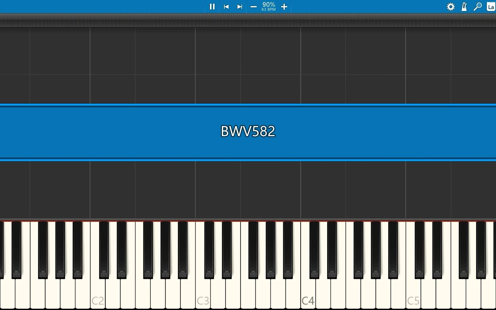 [图]【可视化/巴赫】c小调帕萨卡利亚与赋格 BWV582（Synthesia自主配器、控速）