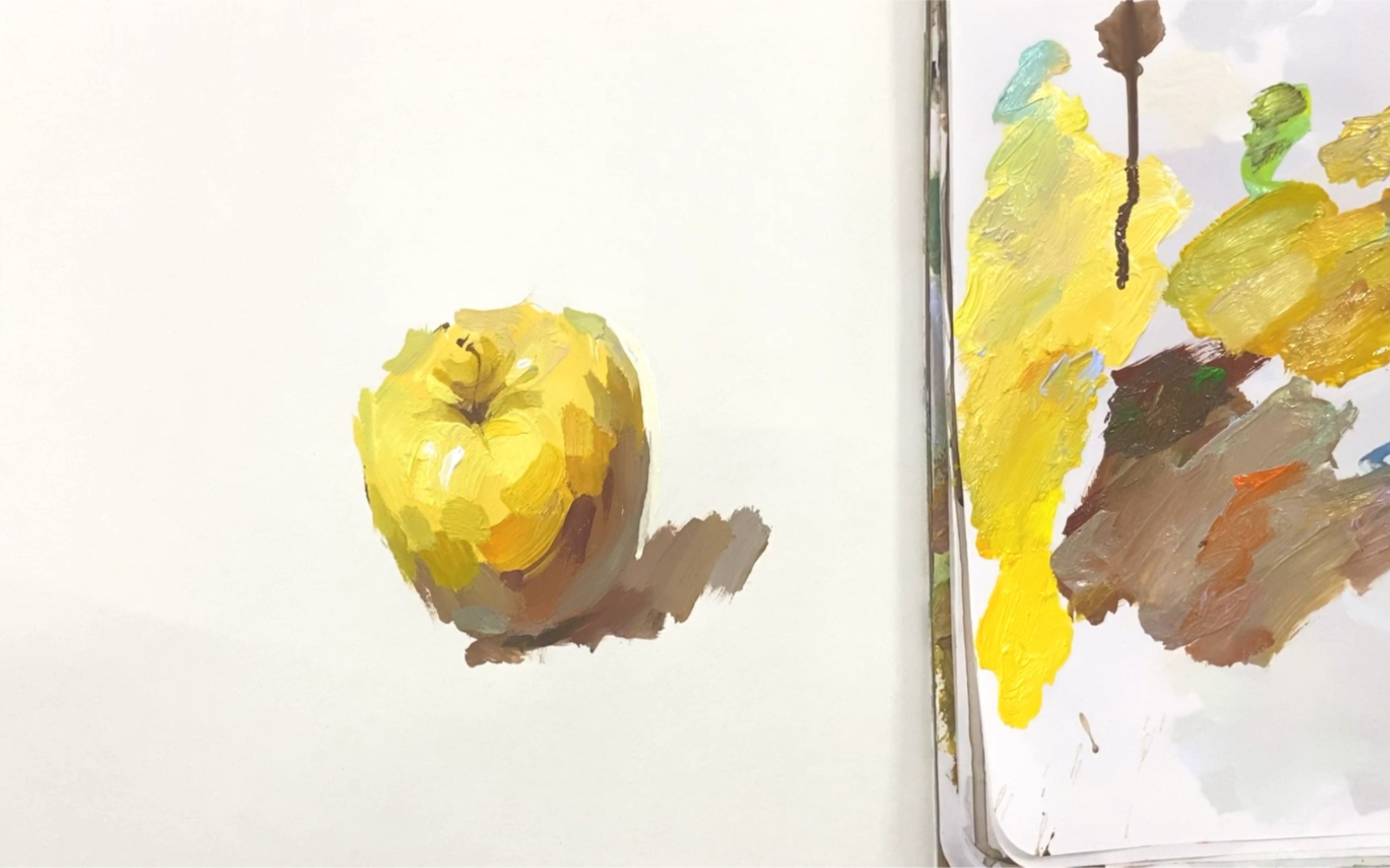 色彩静物单体苹果讲解教程_哔哩哔哩_bilibili