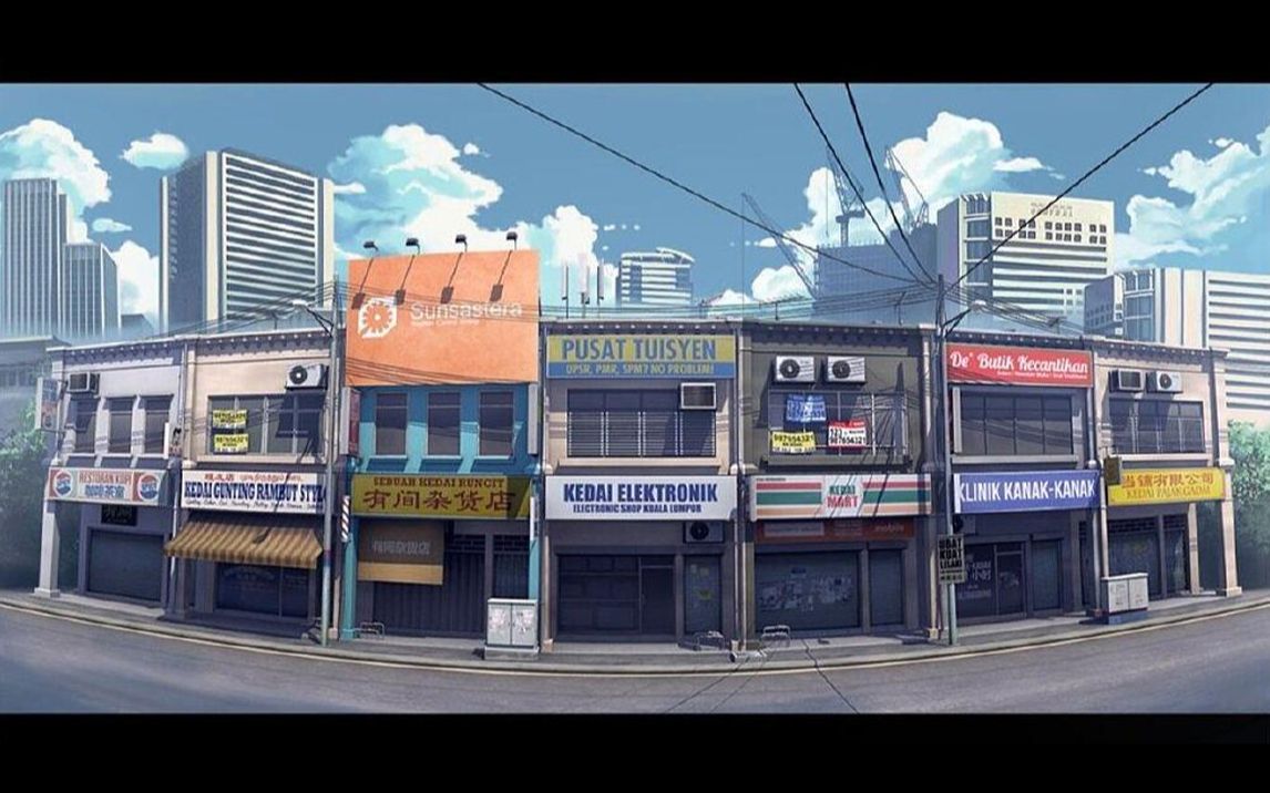 【maya场景建模】从零基础拉box开始教你街道门店 写实场景制作