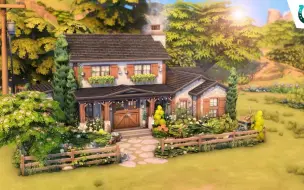 Download Video: 乡村家庭住宅 Rustic Family Home🌾_ The Sims 4_ Horse Ranch _ Speed Build _ No CC