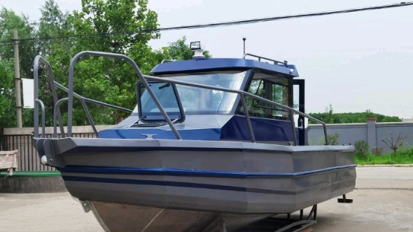 新西兰款式铝合金浮筒钓鱼艇_哔哩哔哩_bilibili