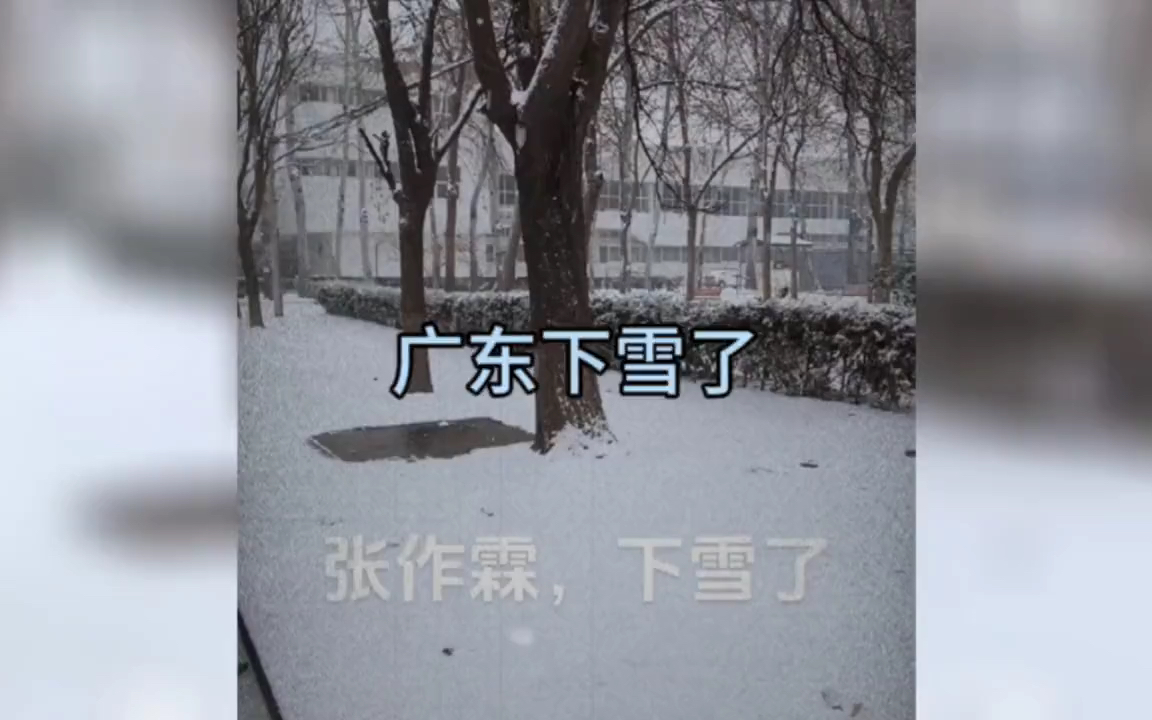 [图]大型纪录片《广东下雪了》，一秒入冬