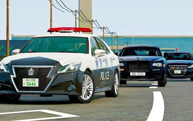 【微电影】驾驶丰田皇冠警车护送访问日本的英国友人进入防空洞【beam