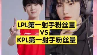 Download Video: LPL第一射手和KPL第一射手粉丝量对比