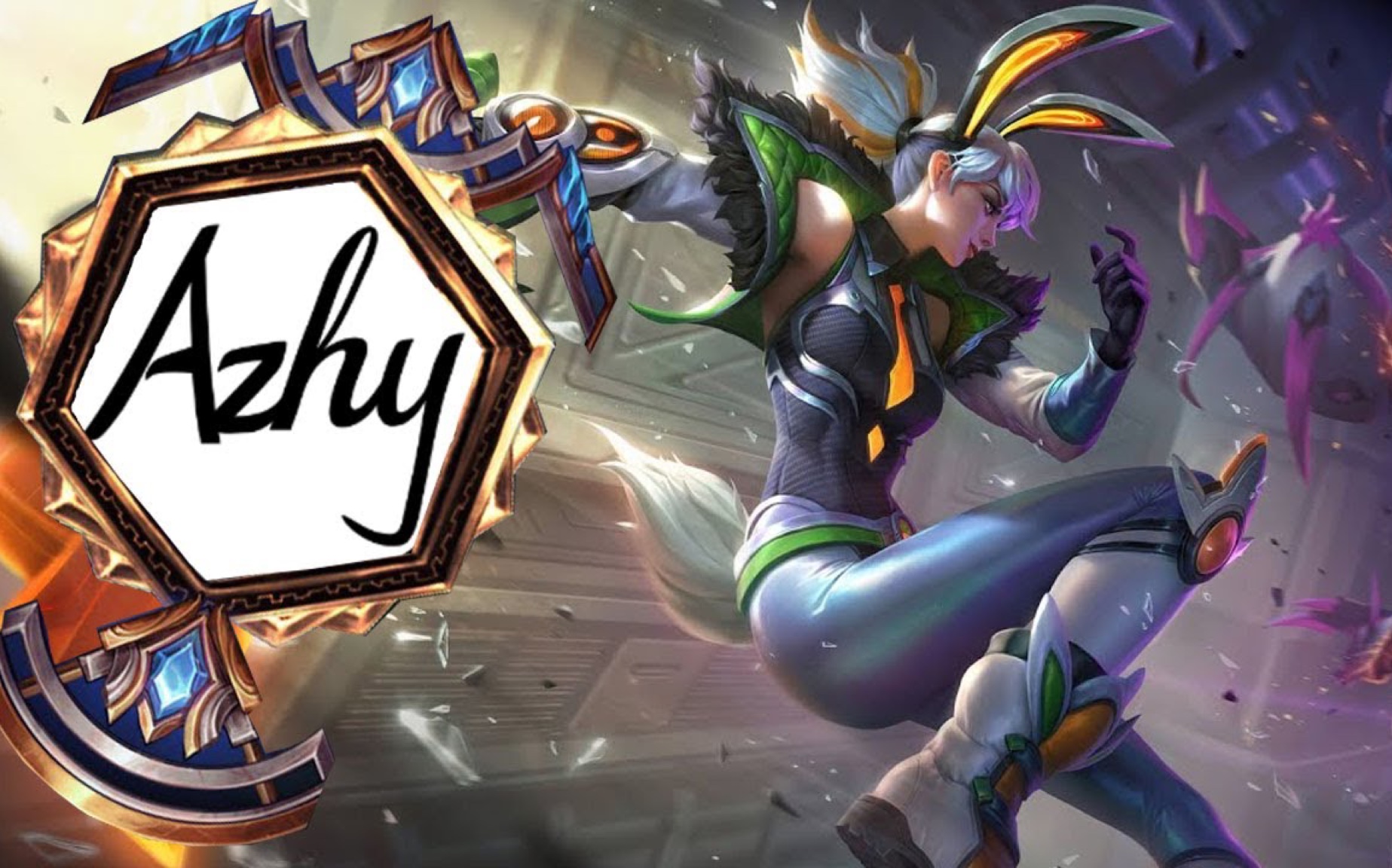 lol 韩服第一锐雯 azhy riven 高燃混剪