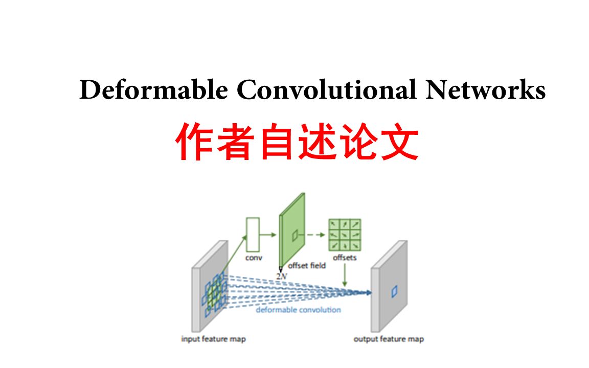 作者自述论文/Deformable Convolutional Networks/双语字幕哔哩哔哩bilibili