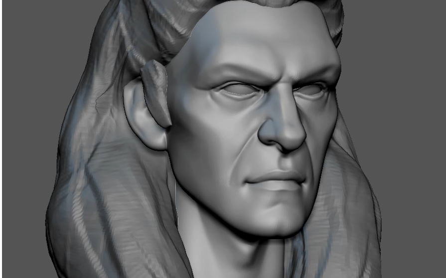 zbrush從球雕刻人頭練習20210606-1