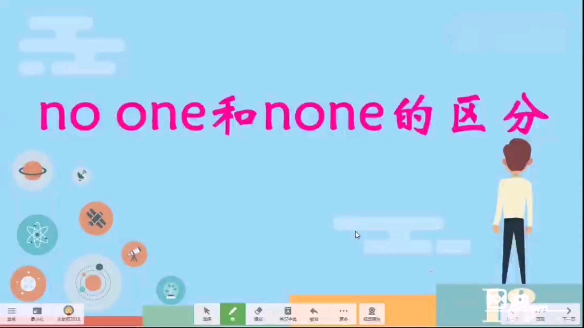 初中英语语法讲解  no one和none的区分哔哩哔哩bilibili