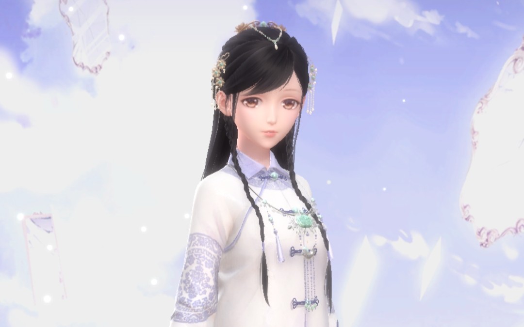 闪耀暖暖秦衣镜花水月40抽get