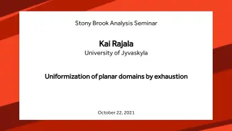 Uniformization of planar domains by exhaustion - Kai Rajala