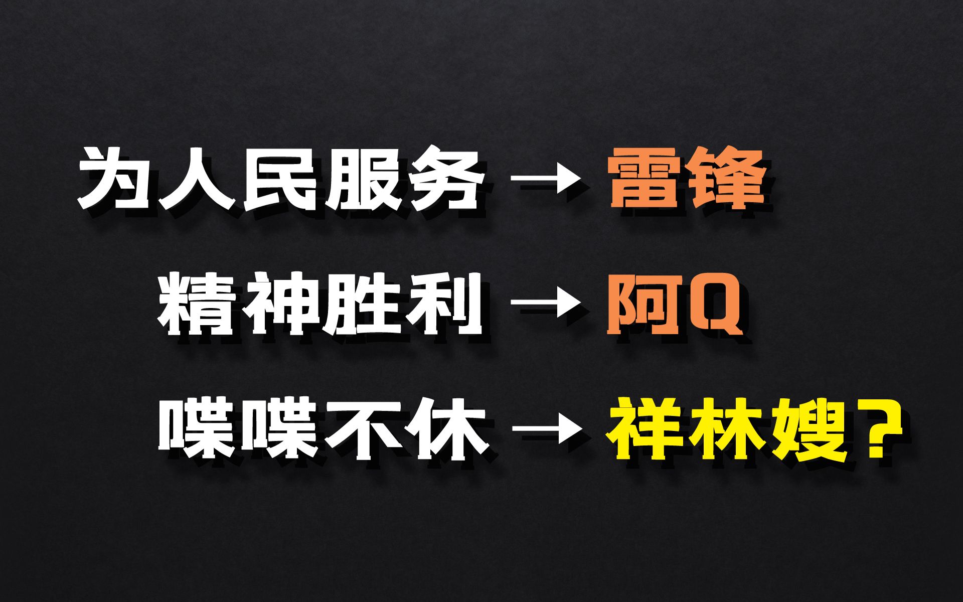 [图]让你哭，让你笑，让你哭笑不得，都是鲁迅的强大【倪文尖·课后盘点#02】