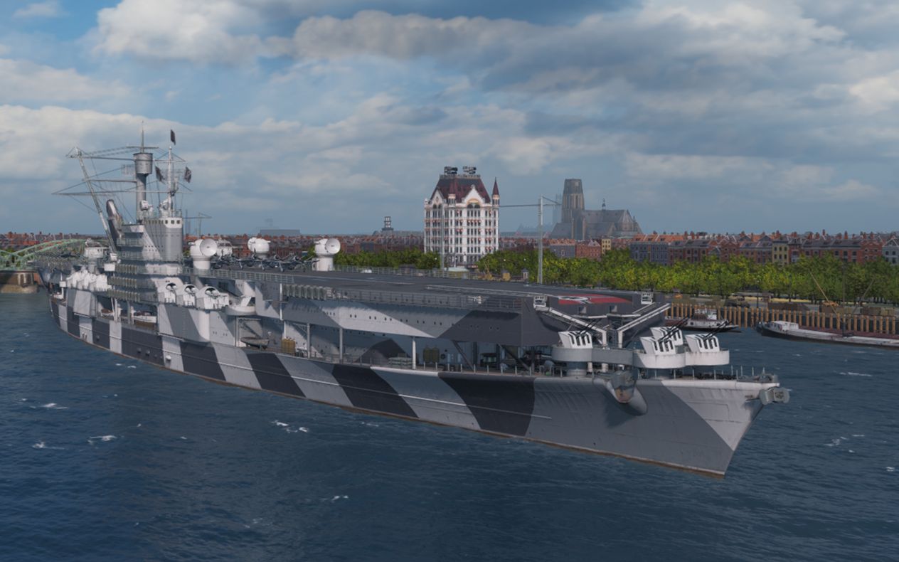 活动  战舰世界_随机战_德航_红男爵火箭弹击杀纳希莫夫