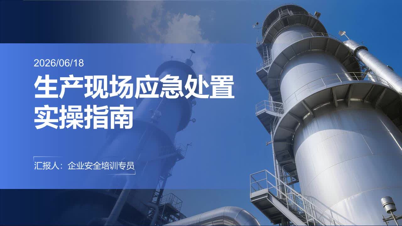 生产现场应急处置实操指南