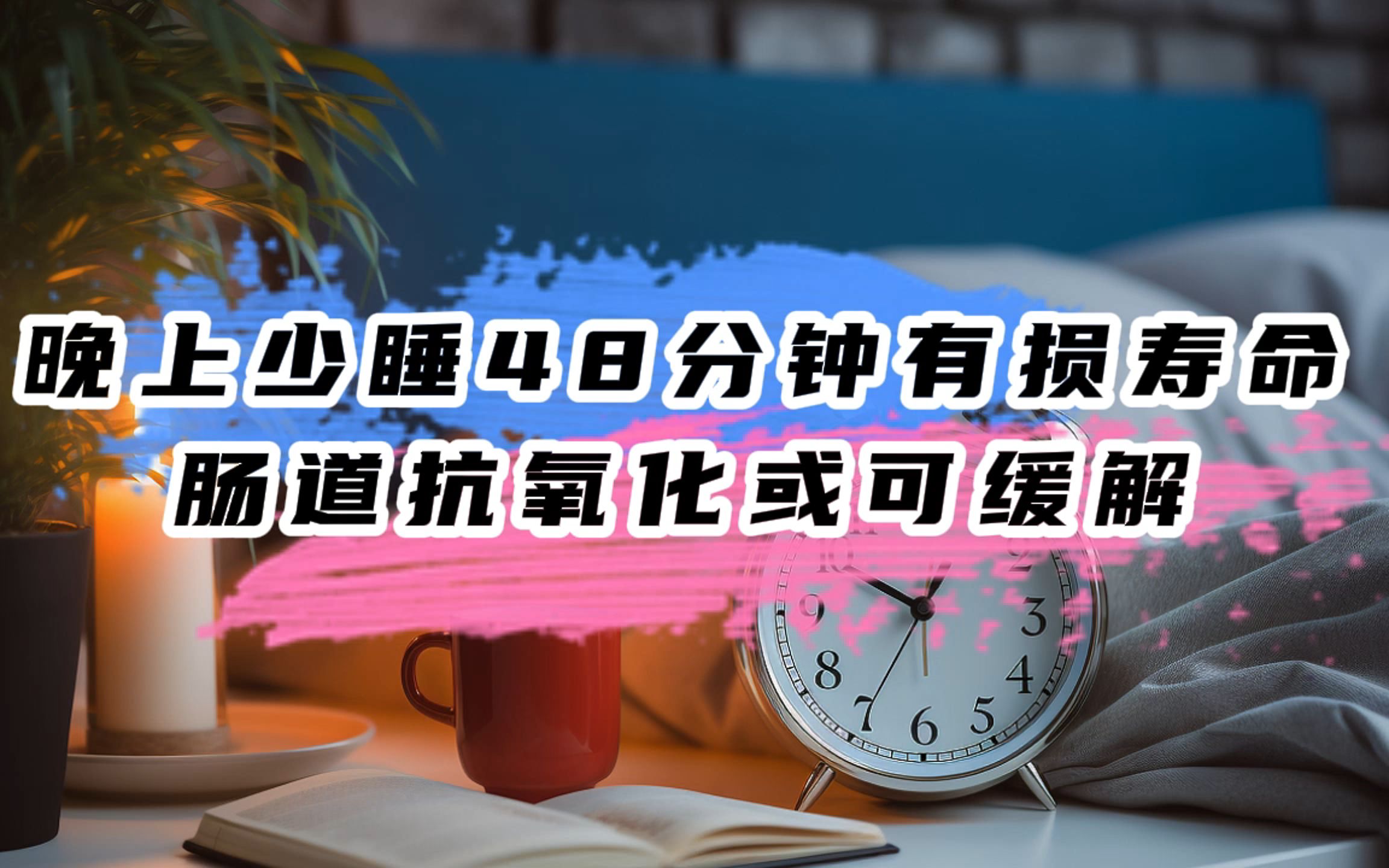 每晚少睡48分钟即有损寿命?肠道抗氧化或可缓解哔哩哔哩bilibili