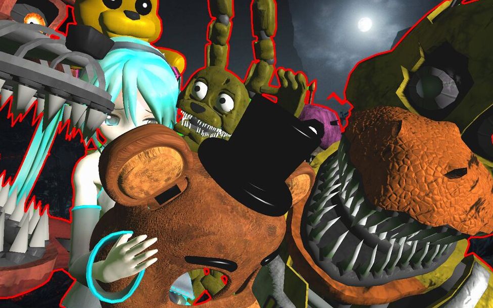 【fnaf模组】fnaf2的头套能骗过噩梦玩具吗?