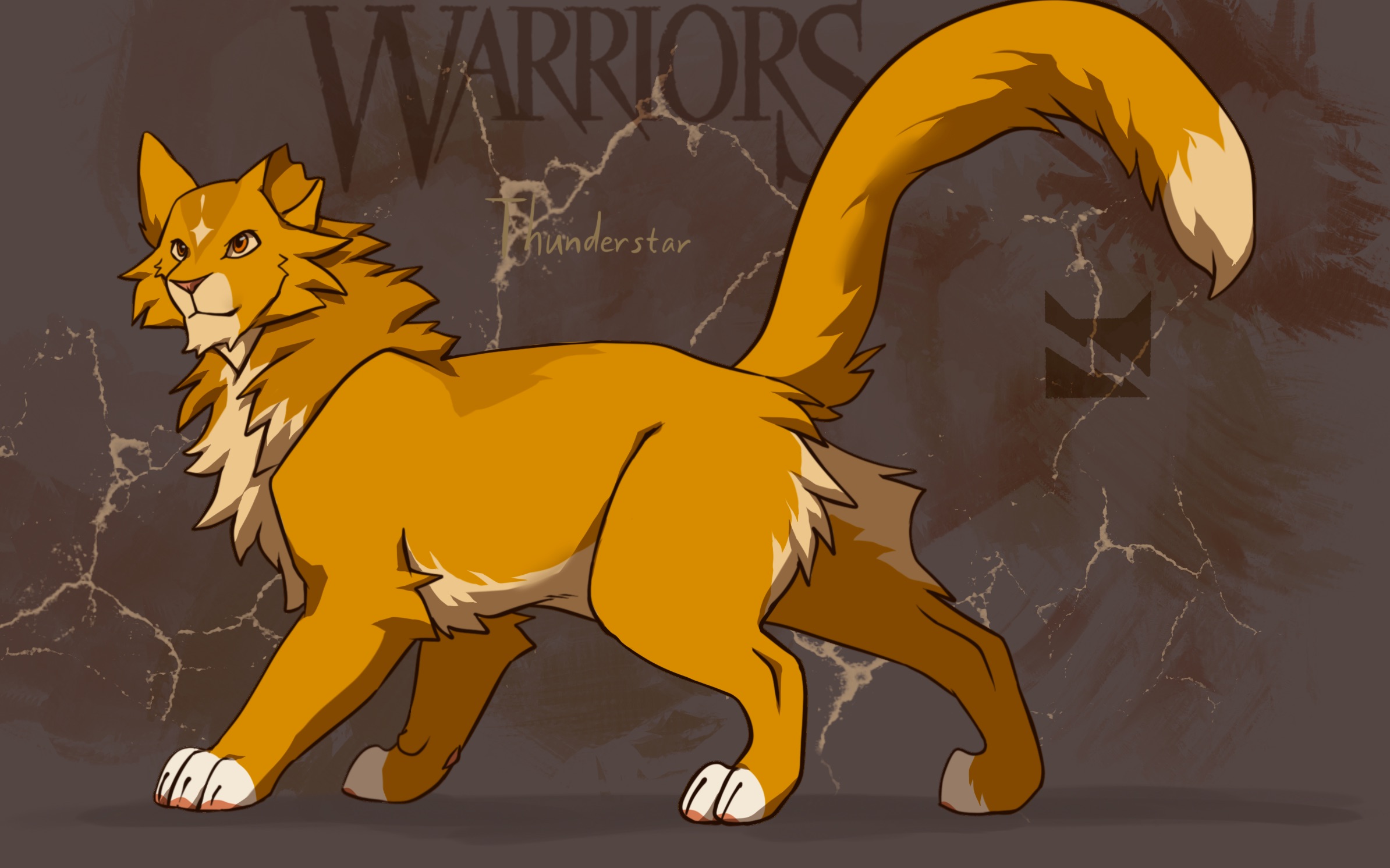 【procreate绘画】猫武士同人雷电,高影,灰翅_哔哩哔哩_bilibili