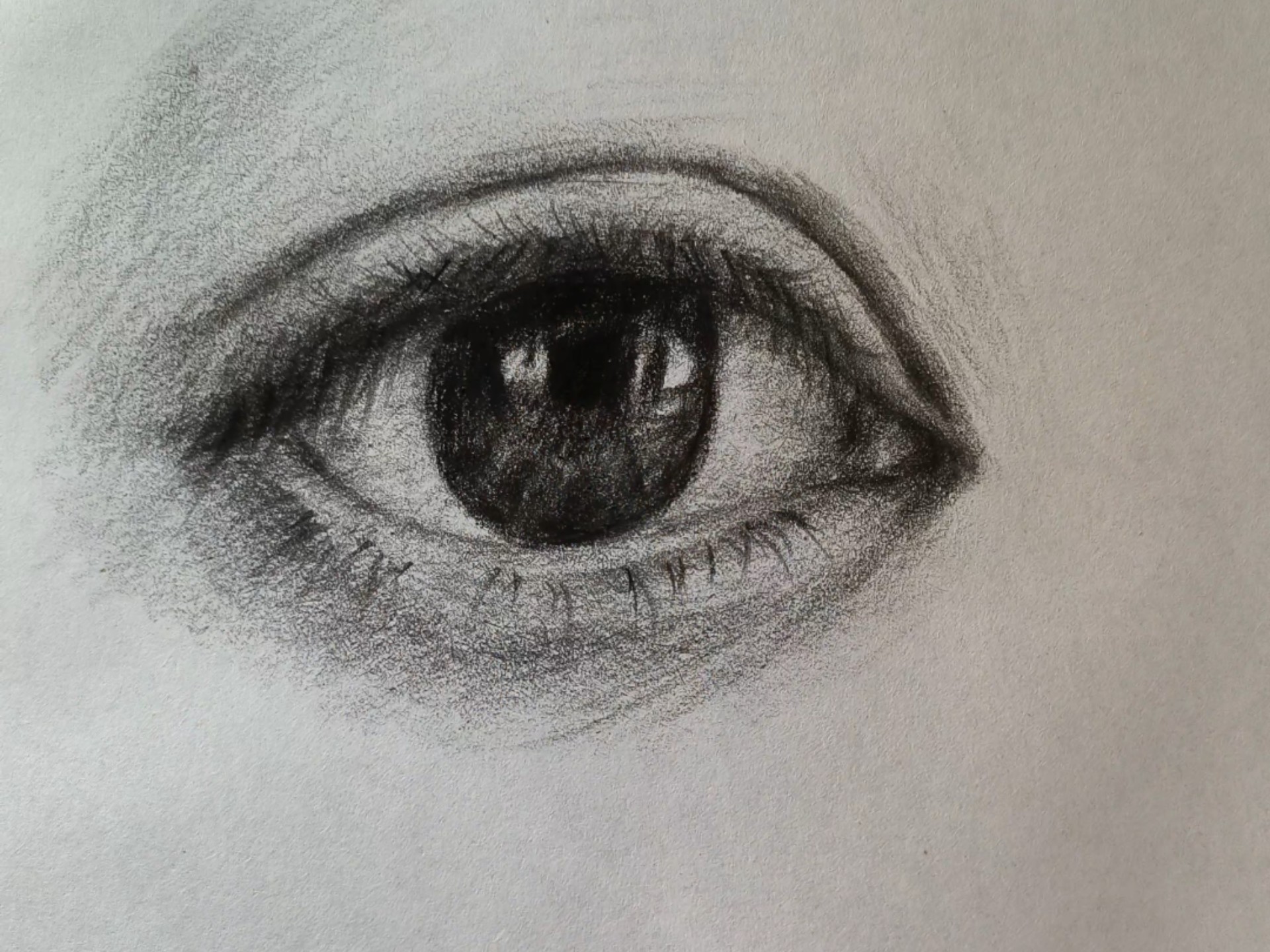 素描眼睛的画法