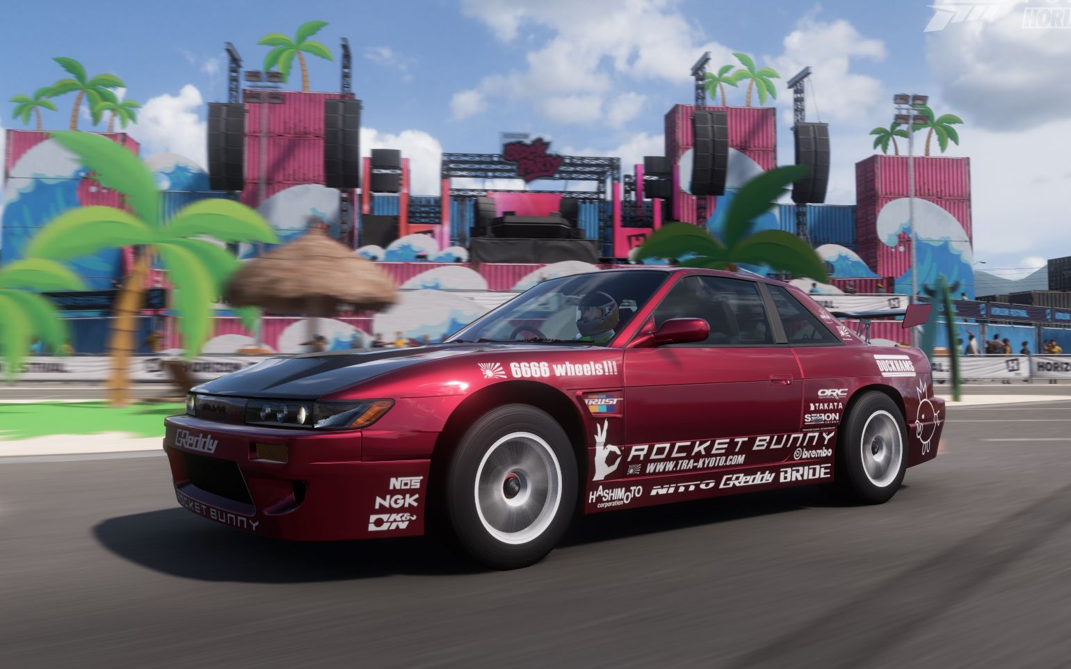 【地平线5】火箭兔宽体小后——nissan silvia club ks 92 s13