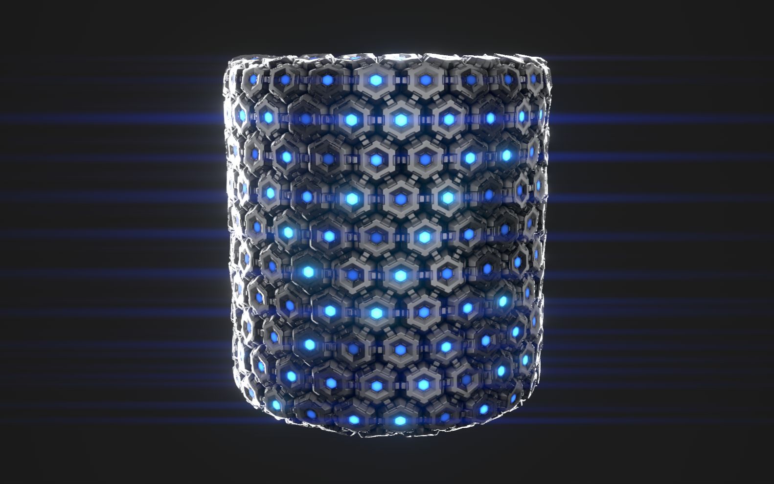 【e渣日常】substance designer 高科技六边形材质制作